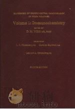 HANDBOOK OF EXPERIMENTAL IMMUNOLOGY IN FOUR VOLUMES VOLUME 1：IMMUNOCHEMISTRY  FOURTH EDITION（ PDF版）