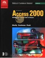 MICROSOFT ACCESS 2000  INTRODUCTORY CONCEPTS AND TECHNIQUES     PDF电子版封面  0789546744  GARY B.SHELLY  PHOMAS J.CASHMA 