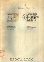 GEOLOGY OF SALINE DEPOSITS（ PDF版）