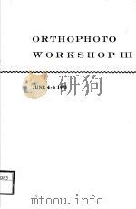 ORTHOPHOTO WORKSHOP 3（ PDF版）