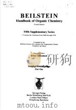 BEILSTEIN HANDBOOK OF ORGANIC CHEMISTRY  FOURTH EDITION  FIFTH SUPPLEMENTARY SERIES  REINER LUCKENBA     PDF电子版封面  3540546715   
