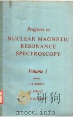 PROGRESS IN NUCLEAR MAGNETIC RESONANCE SPECTROSCOPY  VOLUME 1（ PDF版）