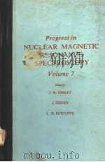 PROGRESS IN NUCLEAR MAGNETIC RESONANCE SPECTROSCOPY  VOLUME 7（ PDF版）