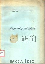 SYMPOSIA OF THE FARADAY SOCIETY  NO.3  MAGNETO OPTICAL EFFECTS（ PDF版）
