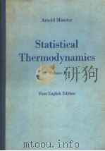 STATISTICAL THERMODYNAMICS  VOLUME 1  FIRST ENGLISH EDITION     PDF电子版封面     