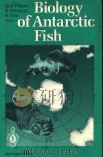 BIOLOGY OF ANTARCTIC FISH     PDF电子版封面     