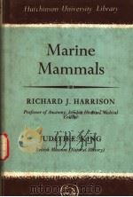 MARINE MAMMALS     PDF电子版封面    RICHARD J.HARRISON  AND JUDITH 