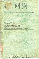 QUANTUM MECHANICS 2  A SECOND COURSE IN QUANTUM THEORY     PDF电子版封面    RUBIN H.LANDAU 