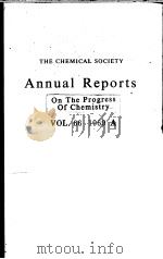 THE CHEMICAL SOCIETY  ANNUAL REPORTS ON THE PROGRESS OF CHEMISTRY VOL.66 1969 A（ PDF版）