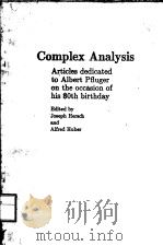 COMPLEX ANALYSIS     PDF电子版封面  3764319585   