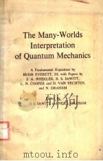 THE MANY-WORLDS INTERPRETATION OF QUANTUM MECHANICS     PDF电子版封面  0691081263  E S.DEWITT AND NEILL GRAHAM 
