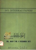 1971 INTERMAG PAPERS（ PDF版）