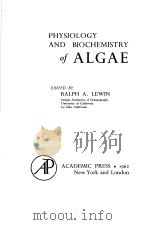 PHYSIOLOGY  AND BIOCHEMISTRY OF ALGAE（ PDF版）
