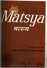 MATSYA  BULLETIN OF THE INDIAN SOCIETY OF ICHTHYOLOGISTS NO.2     PDF电子版封面     