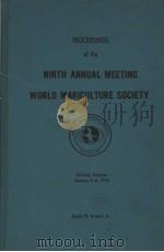 PROCEEDINGS OF THE NINTH ANNUAL MEETING WORLD MARICULTURE SOCIETY（ PDF版）
