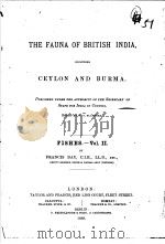 THE FAUNA OF BRITISH INDIA  CEYLON AND BURMA  FISHES VOL.2（ PDF版）