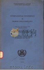 INTERNATIONAL CONFERENCE ON MARINE POLLUTION（ PDF版）