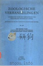 ZOOLOGISCHE VERHANDELINGEN  NO.130     PDF电子版封面     