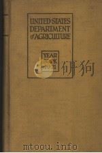 UNITED STATES DEPARTMENT OF AGRICULTURE YEARBOOK  1921     PDF电子版封面     