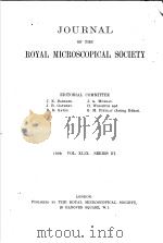 JOURNAL OF THE ROYAL MICROSCOPICAL SOCIETY  1929     PDF电子版封面     