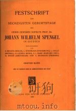 ZOOLOGISCHE JAHRBUCHER  SUPPLEMENT 15  ERSTER BAND   1912  PDF电子版封面     