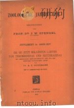 ZOOLOGISCHE JAHRBUCHER  SUPPLEMENT 14   1912  PDF电子版封面     