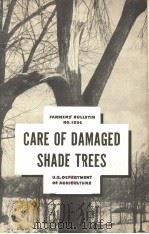 CARE OF DAMAGED SHADE TREES     PDF电子版封面     