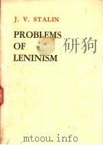 PROBLEMS OF LENINISM   1976  PDF电子版封面    J.V.STALIN 