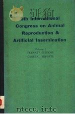 9TH INTERNATIONAL CONGRESS ON ANIMAL REPRODUCTION & ARTIFICIAL INSEMINATION  VOLUME 1（ PDF版）