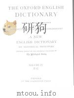 THE OXFORD ENGLISH DICTIONARY  VOLUME 6 F-G     PDF电子版封面     
