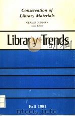 LIBRARY TRENDS  VOLUME 30 NUMBER 2     PDF电子版封面     