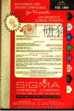 SIGMA CHEMICAL COMPANY 1984     PDF电子版封面     