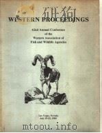WESTERN PROCEEDINGS 62ND ANNUAL CONFERENCE OF THE WESTERN ASSOCIATION OF FISH AND WILDLIFE AGENCIES     PDF电子版封面     