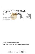 AQUACULTURAL ENGINEERING     PDF电子版封面    W.WHEATON 