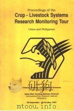 PROCEEDINGS OF THE CROP-LIVESTOCK SYSTEMS RESEARCH MONITORING TOUR     PDF电子版封面     