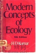 MODERN CONCEPTS OF ECOLOGY  5TH EDITION（ PDF版）