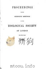 PROCEEDINGS OF THE SCIENTIFIC MEETINGS OF THE ZOOLOGICAL SOCIETY OF LONDON  1866     PDF电子版封面     