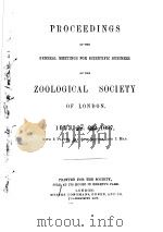 PROCEEDINGS OF THE GENERAL MEETINGS FOR SCIENTIFIC BUSINESS OF THE ZOOLOGICAL SOCIETY OF LONDON  192（ PDF版）