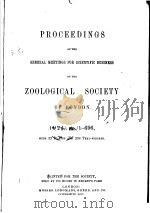 PROCEEDINGS OF THE GENERAL MEETINGS FOR SCIENTIFIC BUSINESS OF THE ZOOLOGICAL SOCIETY OF LONDON  192     PDF电子版封面     