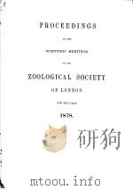 PROCEEDINGS OF THE ZOOLOGICAL SOCIETY OF LONDON  1878（ PDF版）