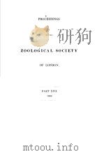 PROCEEDINGS OF THE ZOOLOGICAL SOCIETY OF LONDON  1849  PART 17     PDF电子版封面     