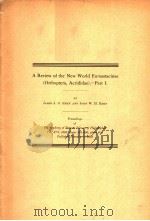 A REVIEW OF THE NEW WORLD EUMASTACINAE  PART 1     PDF电子版封面    JAMES. A.G.REHN AND JOHN W.H.R 