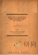 ZOOLOGICAL RESULTS OF THE SECOND BOLOVIAN EXPEDITION FOR THE ACADEMY OF NATURAL SCIENCES OF PHILADEL     PDF电子版封面    HENRY W.FOWLER 