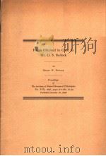 FISHES OBTAINED IN CHILE BY MR.D.S.BULLOCK（ PDF版）