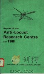 REPORT OF THE ANTI-LOCUST RESEARCH CENTRE FOR 1968（ PDF版）