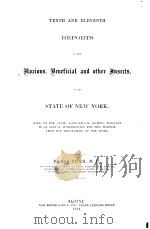 TENTH AND ELEVENTH REPORTS ON THE NOXIOUS BEUETICIAL AND OTHER INSECTS OF THE STATE OF NEW YORK  186     PDF电子版封面     