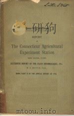 REPORT OF THE CONNECTICUT AGRICULTURAL EXPERIMENT STATION  1916     PDF电子版封面     