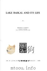 LAKE BAIKAL AND ITS LIFE     PDF电子版封面     