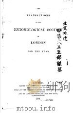 THE TRANSACTIONS OF THE ENTOMOLOGICAL SOCIETY OF LONDON  1879（ PDF版）
