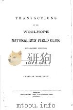 TRANSACTIONS OF THE WOOLHOPE NATURALISTS‘FIELD CLUB  1871-1873     PDF电子版封面     